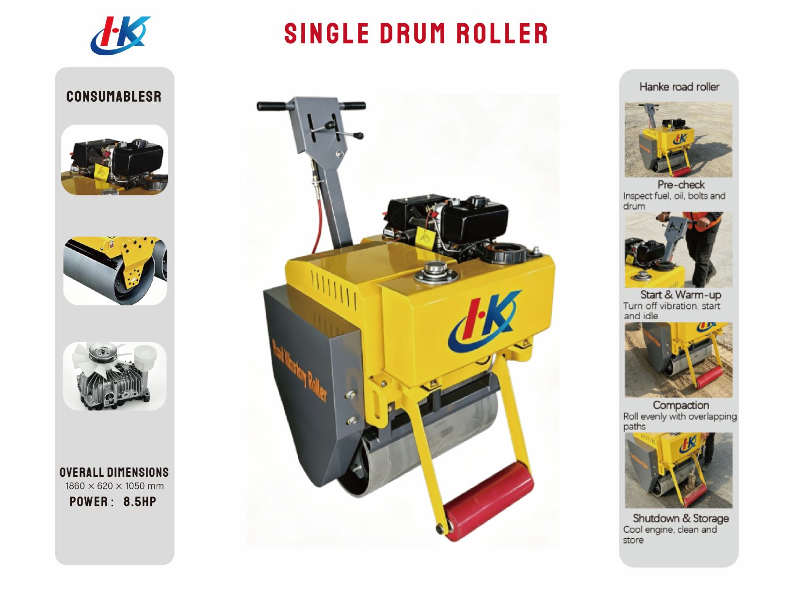 SINGLE DRUM ROLLER