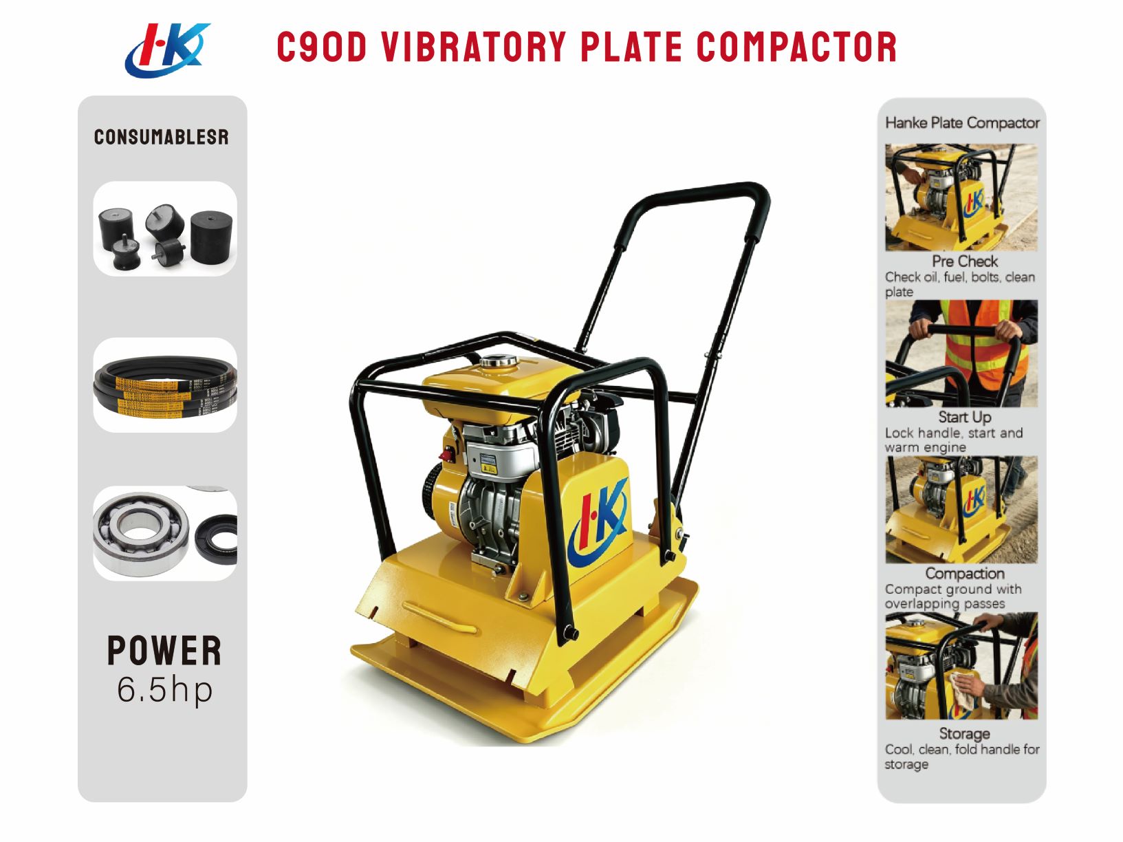 C90d VIBRATORY PLATE COMPACTOR