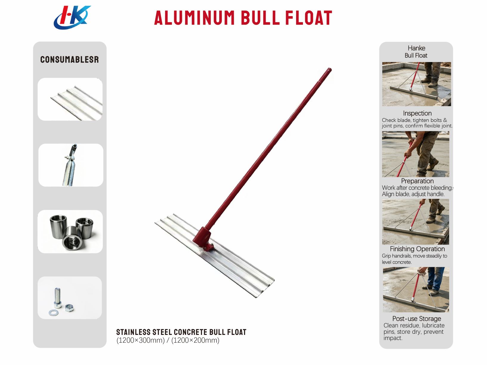Aluminum Bull Float