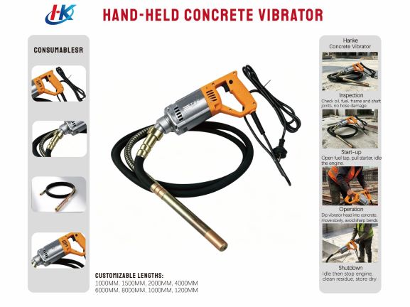 HAND HELD CONCRETE VIBRATOR